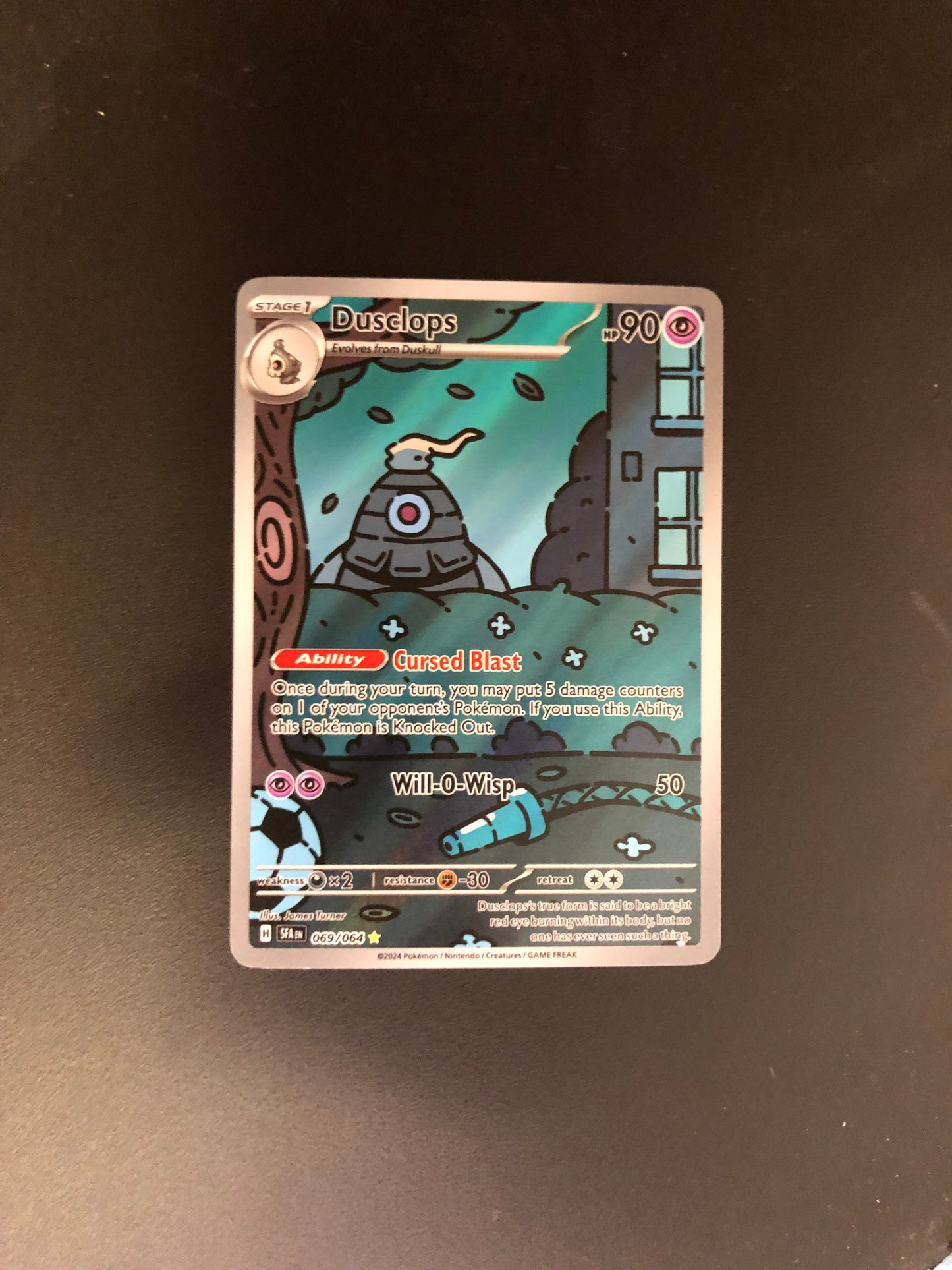 Pokemon Karte Art-Rare Zwirrklop 69/64 Englisch