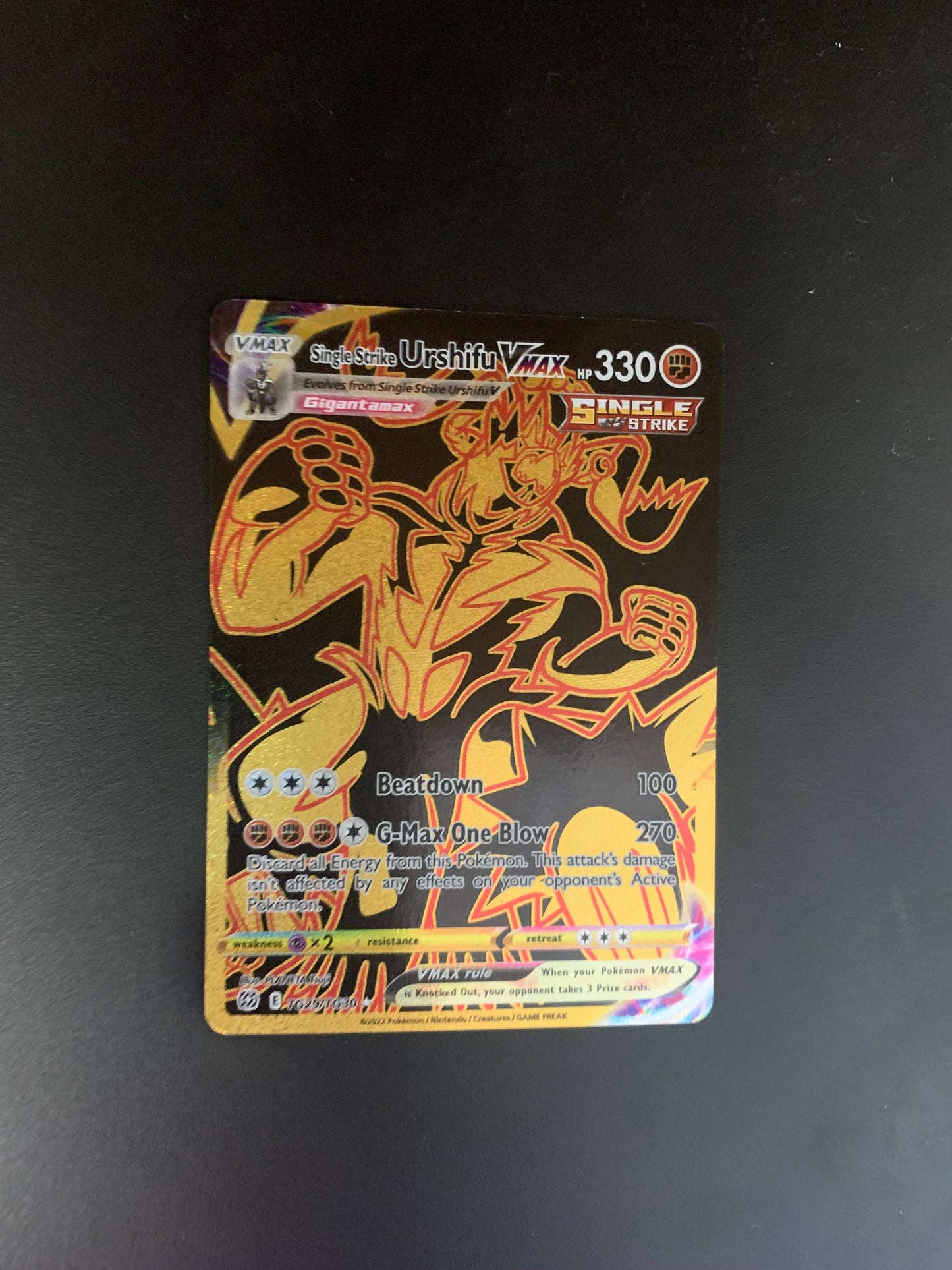 Pokemon Karte Vmax Urshifu TG29/TG30 Deutsch