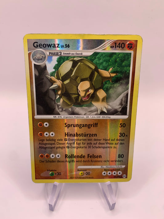 Pokemon Karte Reverse Geowaz 19/99 Deutsch