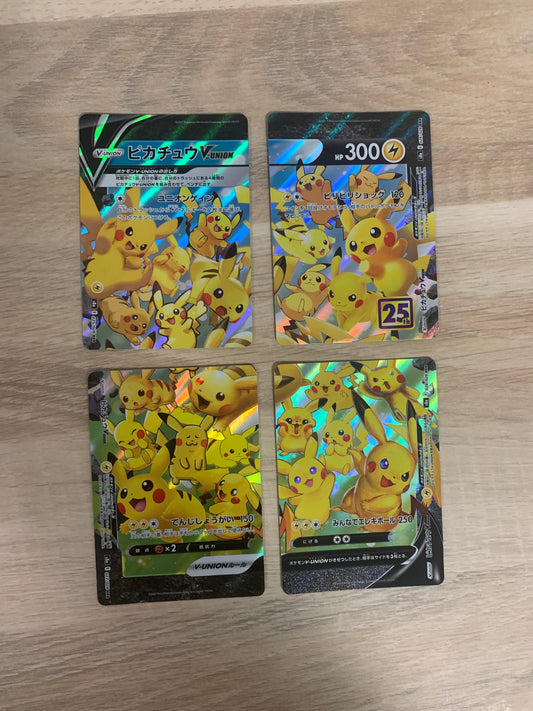 Pokemon Karte V Union Pikachu Komplett Japanisch