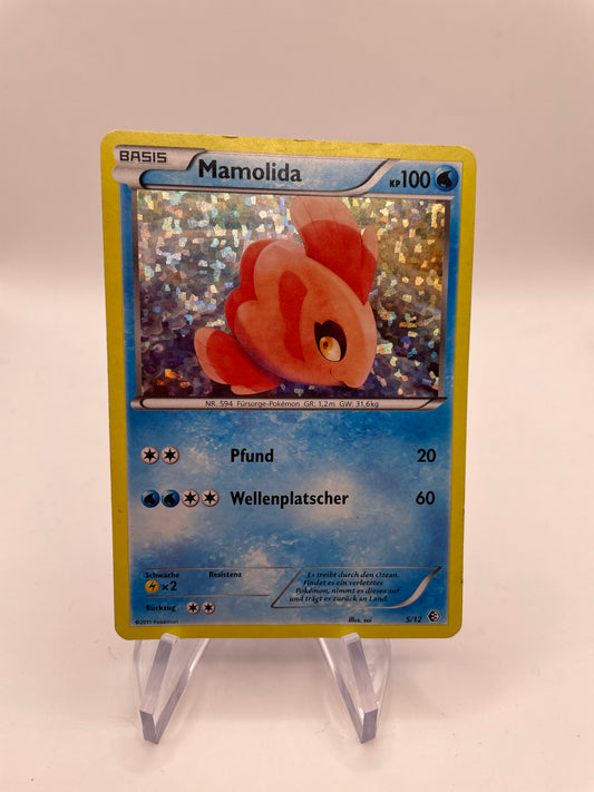 Pokemon Karte Holo Mamolida 5/12 Deutsch