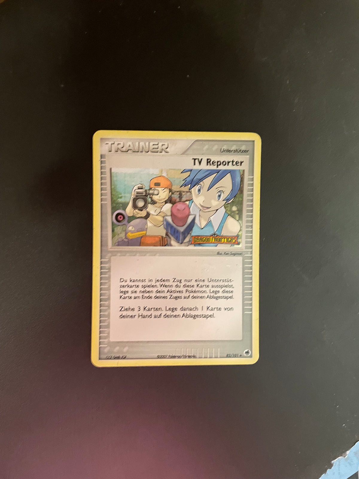 Pokemon Karte Stamp TV Reporter 82/101 Deutsch