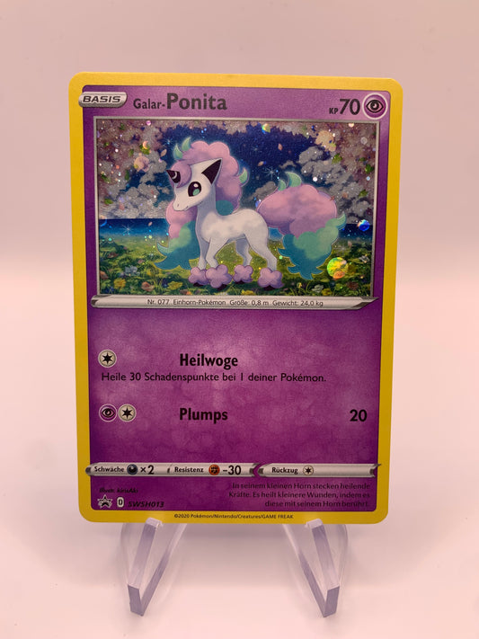 Pokemon Karte Promo Holo Galar-Ponita SWSH013 Deutsch