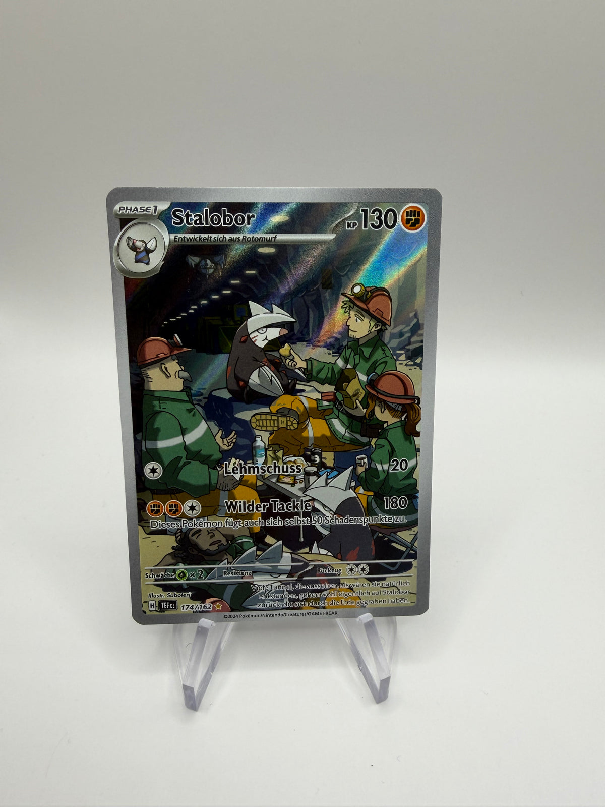 Pokemon Karte Art Rare Stalobor 174/162 Deutsch