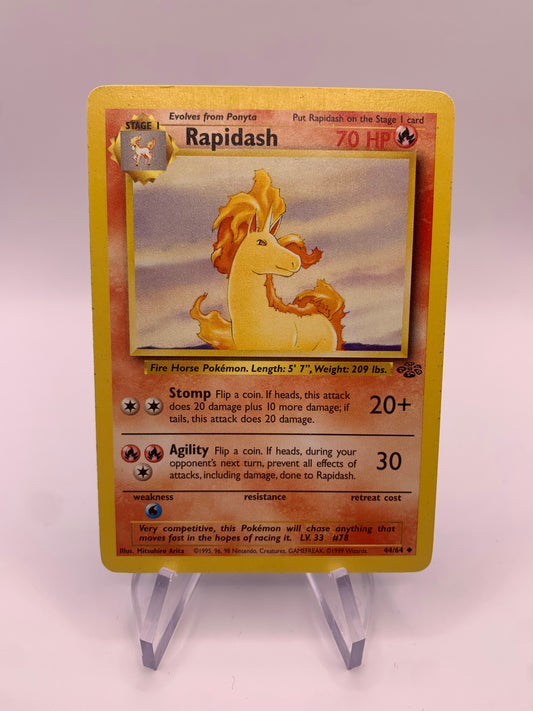 Pokemon card Gallopa 44/64 Jungle English