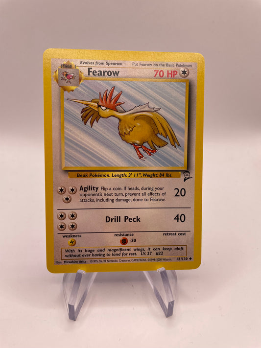 Pokemon Karte Base Set 2 Fearow 41/130 Englisch