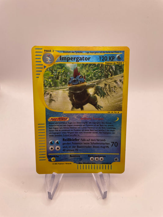 Pokemon Karte E-Series Impergator 47/165 Deutsch