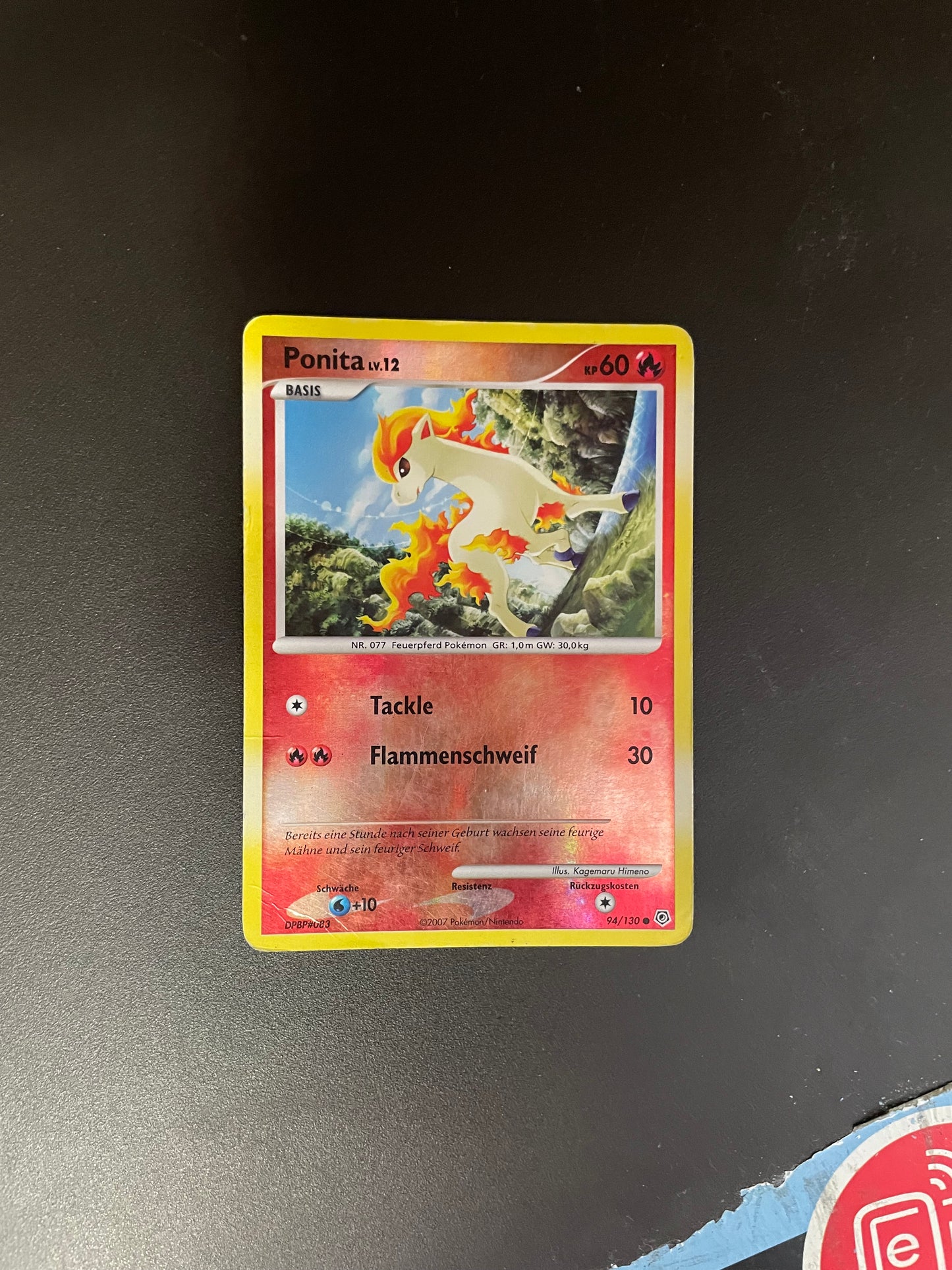Pokémon Karte Reverse Ponita 94/130 Deutsch