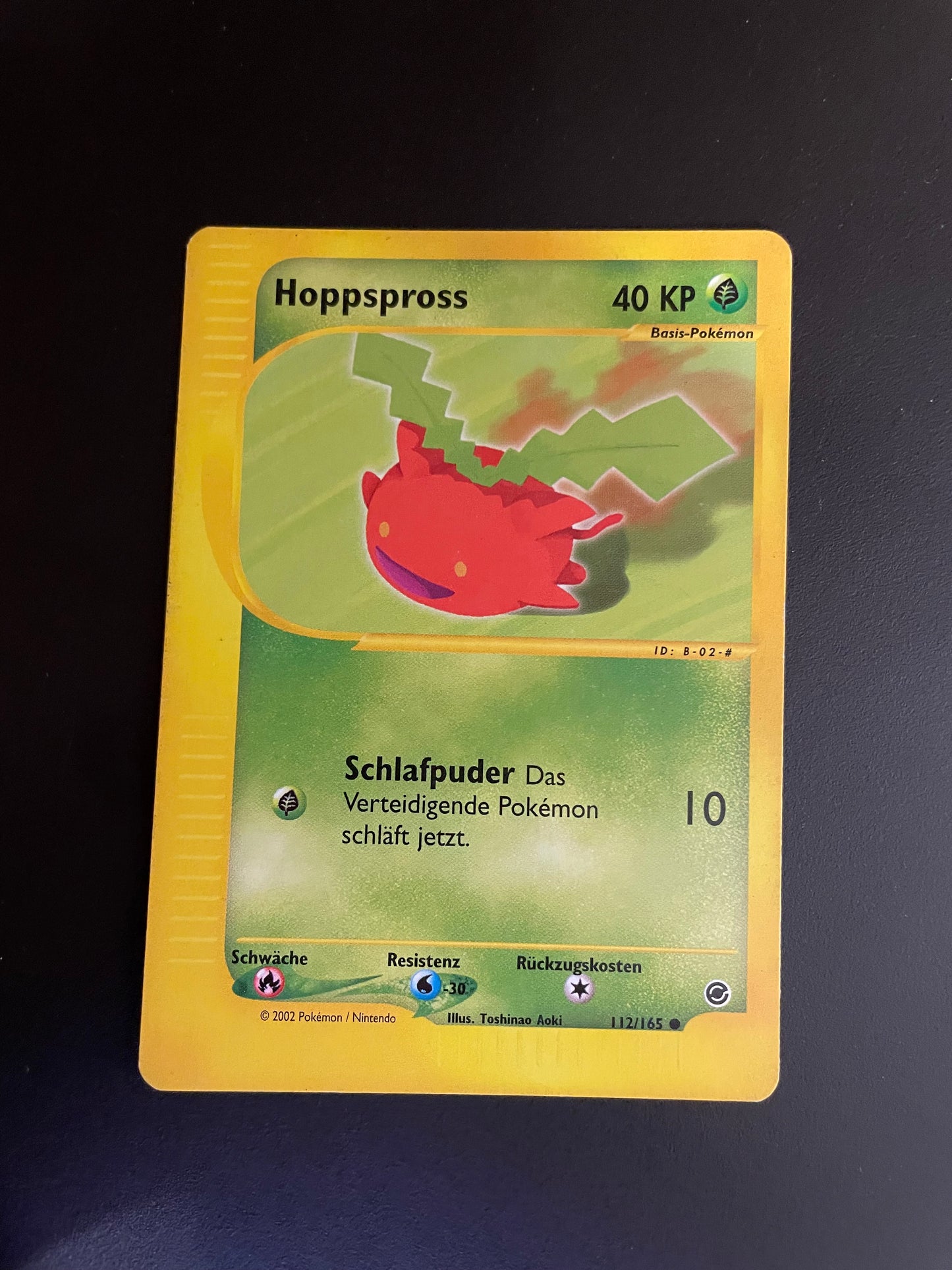 Pokemon Karte e-Series Hoppspross 112/165 Deutsch