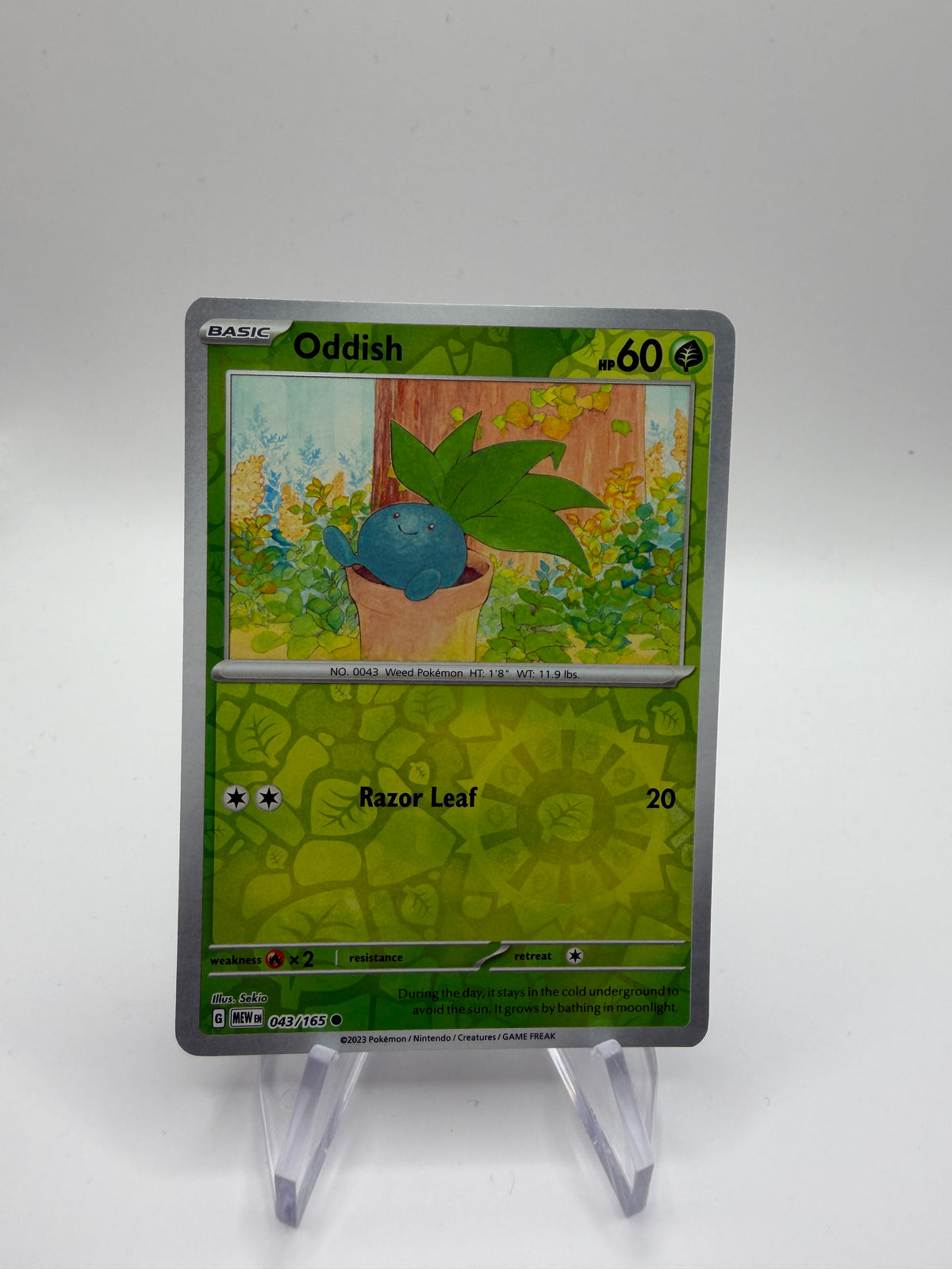 Pokemon Karte Reverse 151 Myrapla 43/165 Englisch