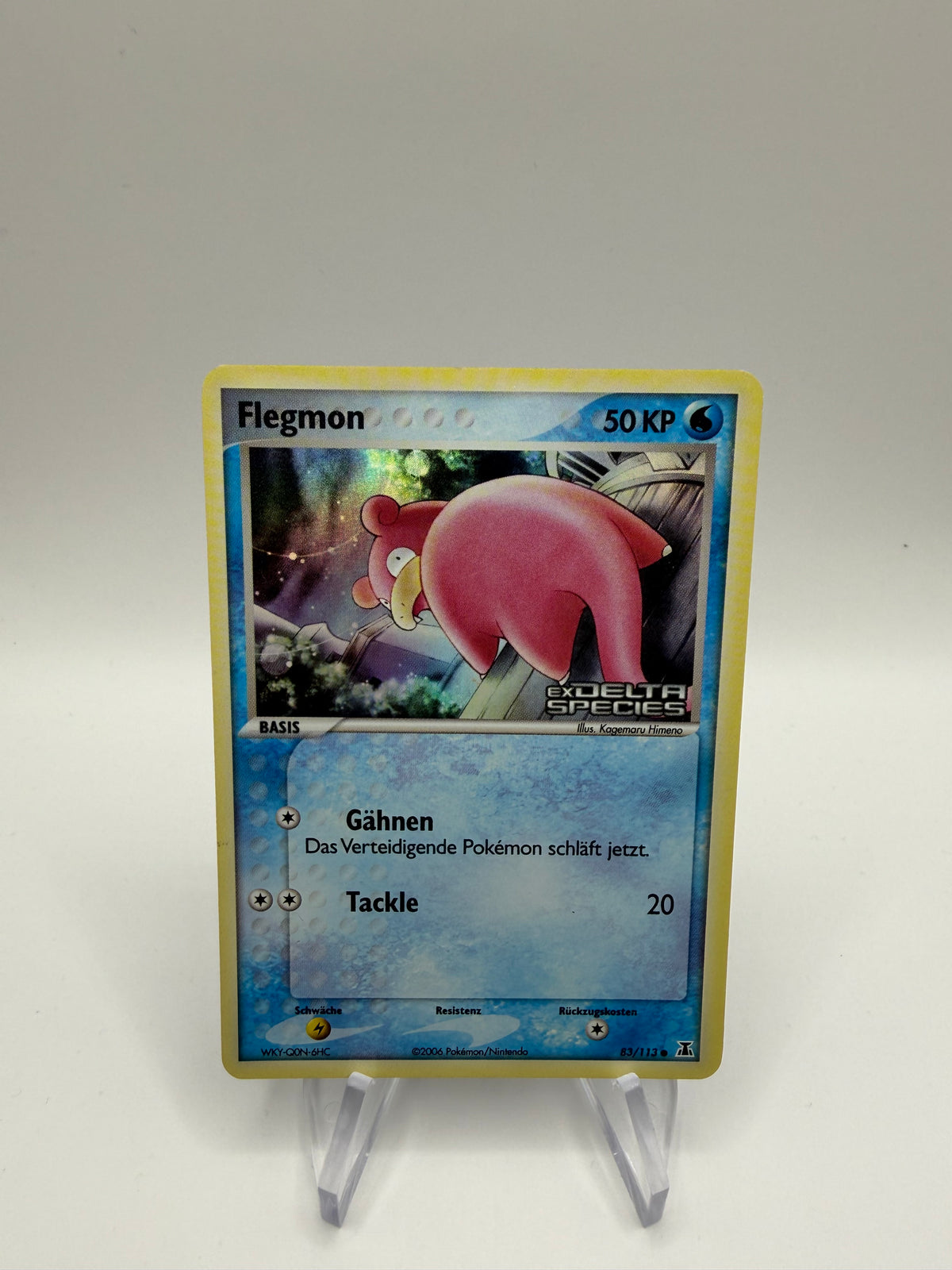 Pokemon Karte Stamp Flegmon 83/113 Deutsch
