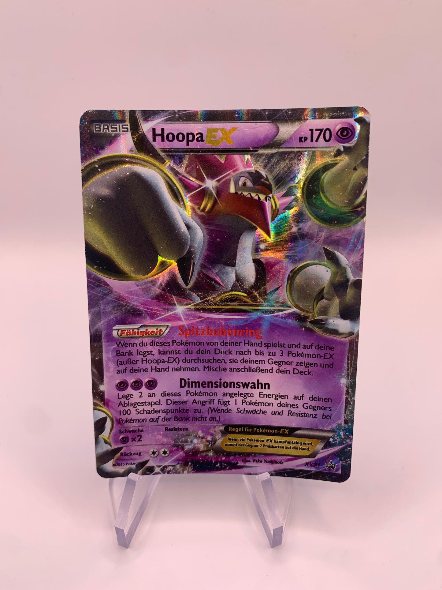 Pokemon Karte Ex Promo Hoopa XY71 Deutsch