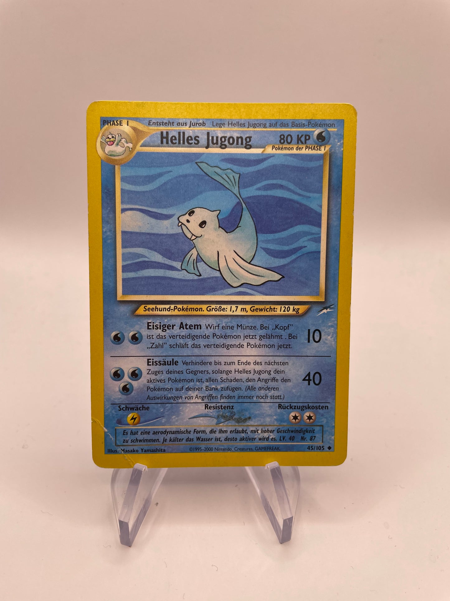 Pokemon Karte Neo Destiny Helles Jugong 45/105 Deutsch