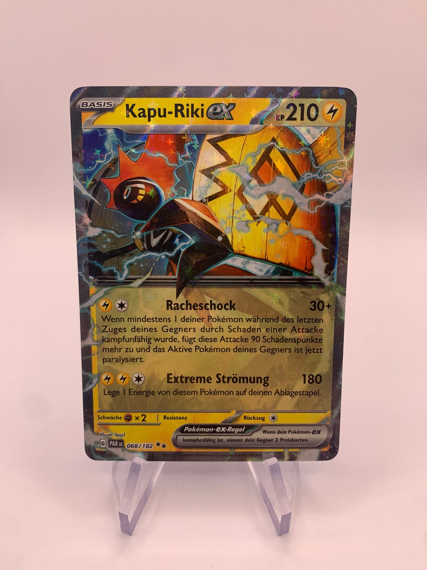 Pokemon card ex Kapu-Riki 68/182 German