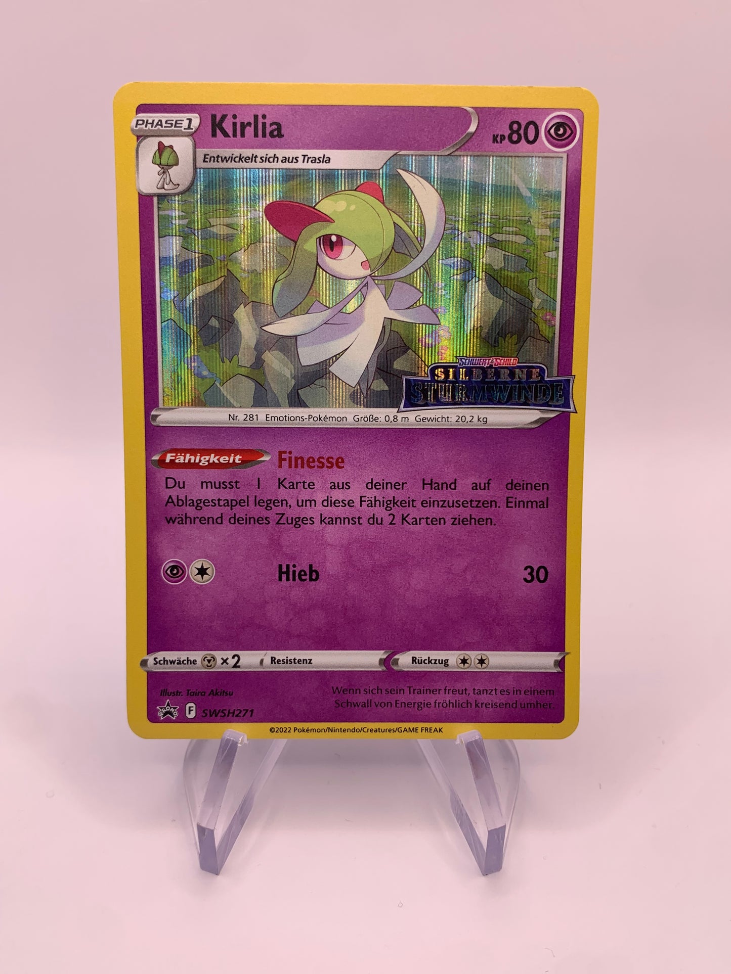 Pokemon Karte Holo Promo Kirlia SWSH271 Deutsch