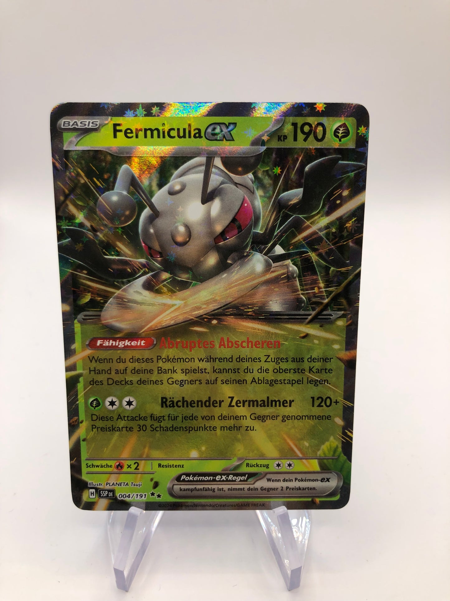 Pokemon Karte Ex Fermicula 4/191 Deutsch