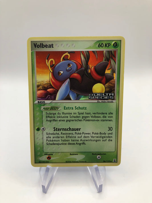 Pokemon Karte Revers Stamp Volbeat 56/113 Deutsch