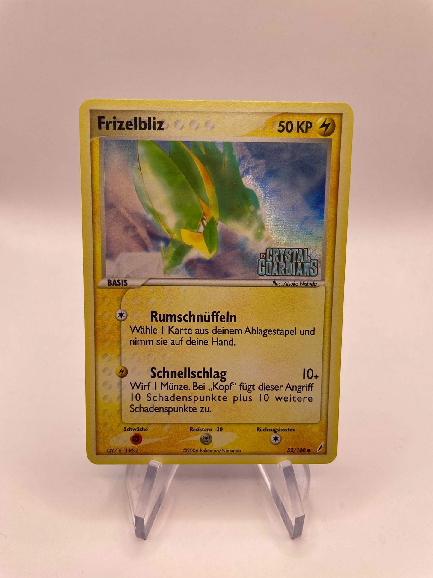 Pokemon Karte Holo Frizelbliz 52/100 Deutsch