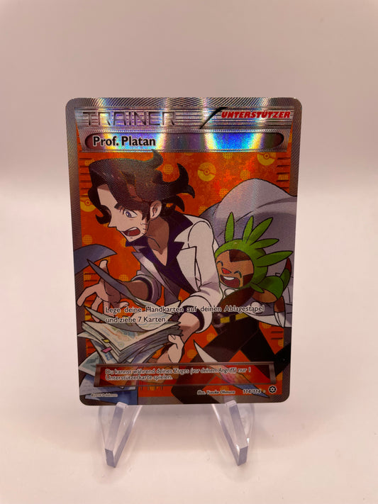 Pokemon Karte Trainer Prof. platan 114/114 Deutsch