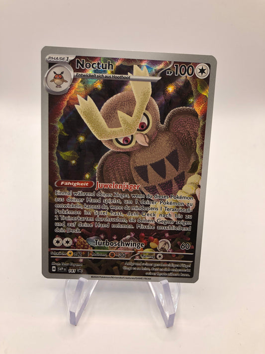Pokemon Karte Promo Art-Rare Noctuh 141 Deutsch