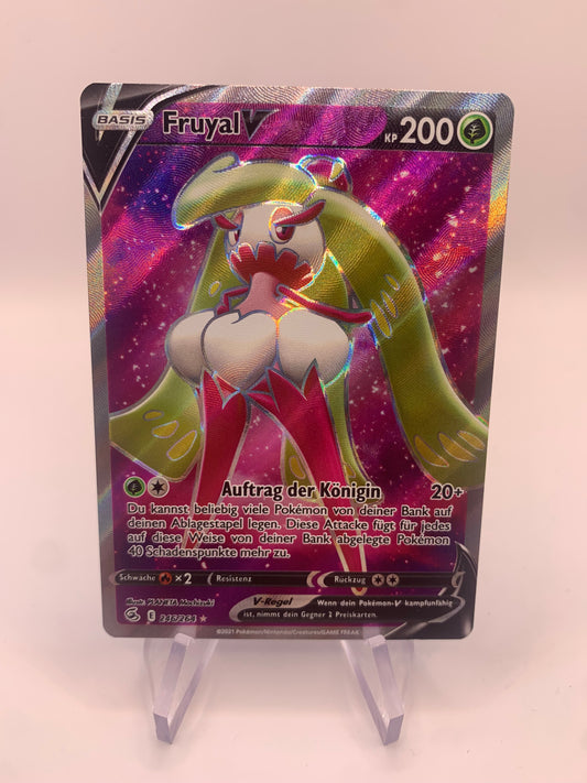 Pokemon Karte V Fullart Fruyal 246/264 Deutsch