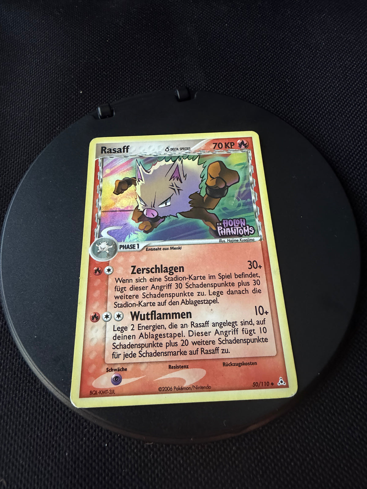 Pokemon Karte Stamp Delta Species Rasaff 50/110 Deutsch