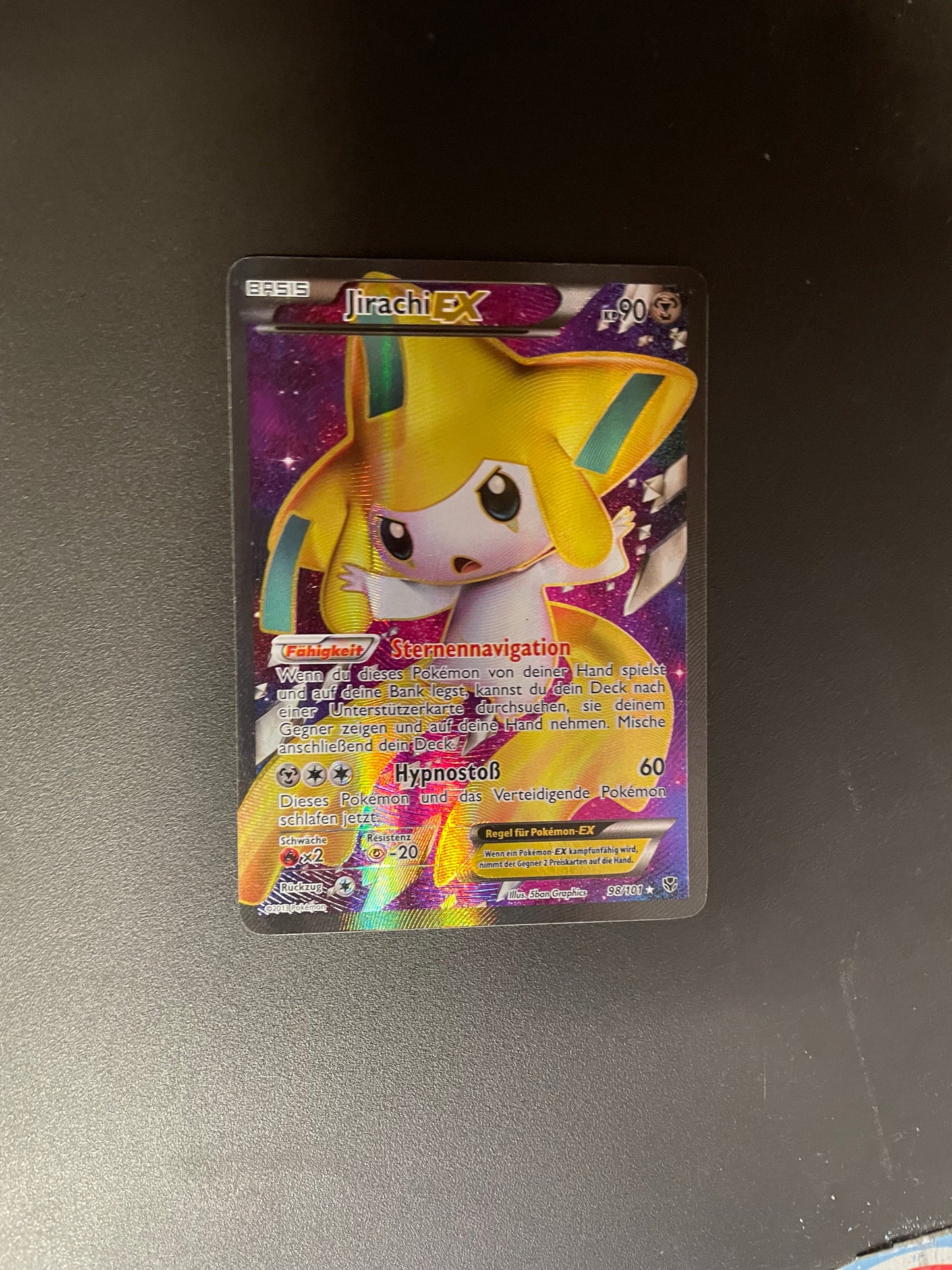 Pokemon Karte EX Jirachi 98/101 Deutsch