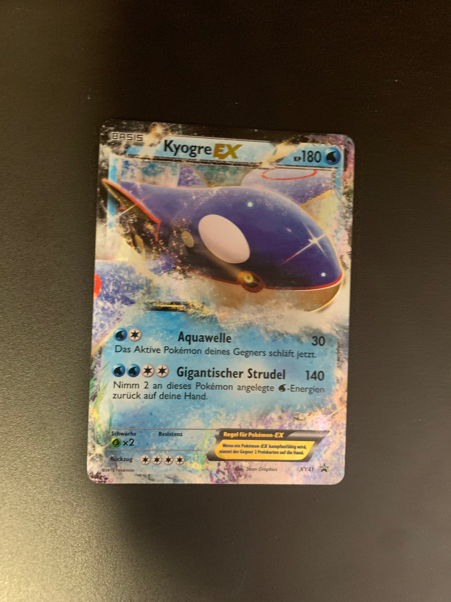 Pokemon Karte EX Promo Kyogre XY41 Deutsch