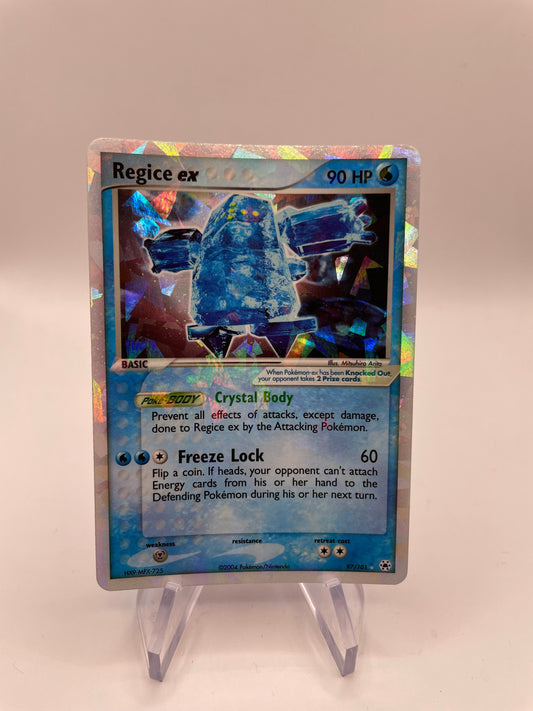 Pokémon Karte Holo Regice ex 97/101 Englisch