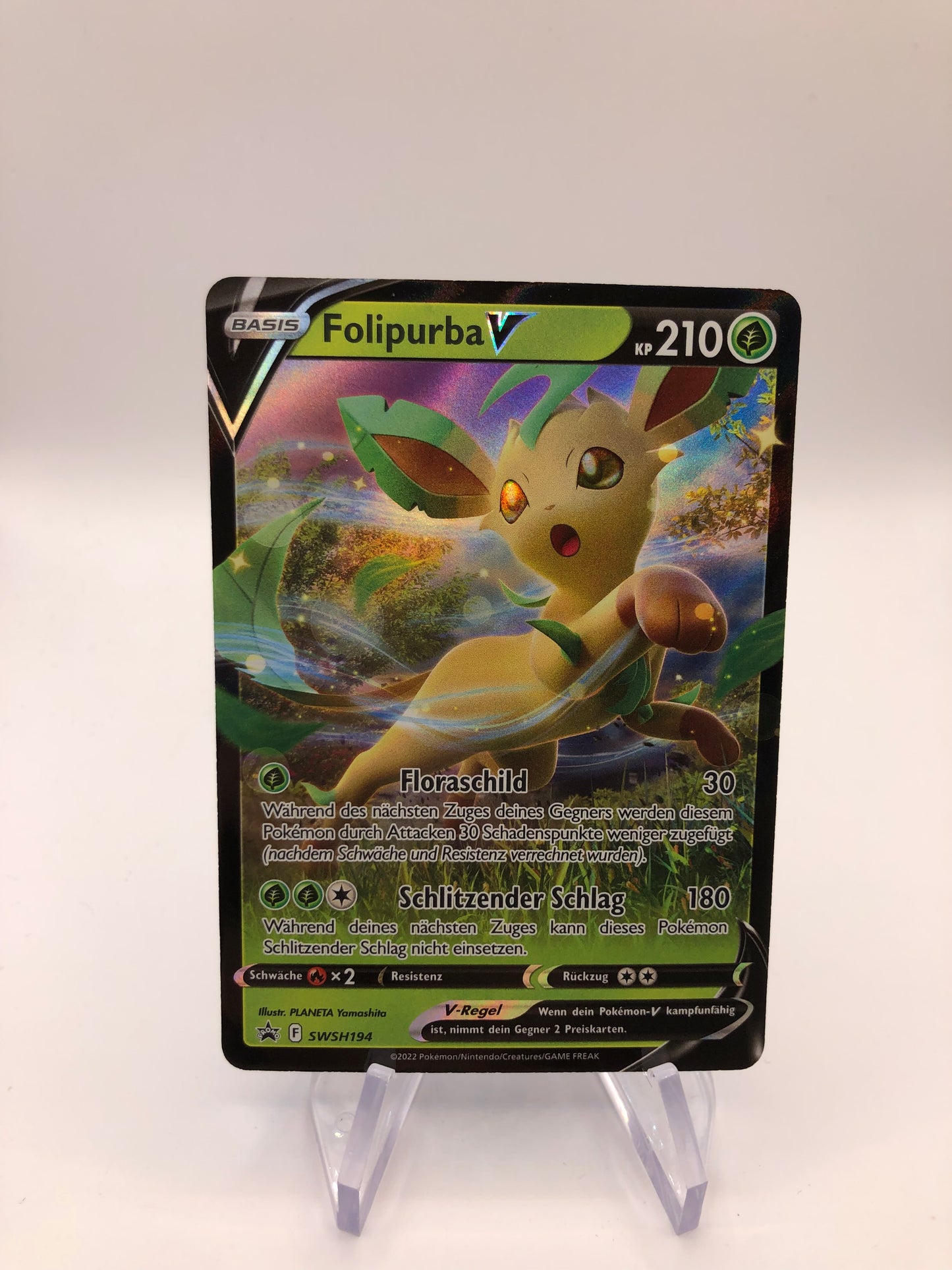 Pokemon Karten V Folipurba SWSH194 Deutsch