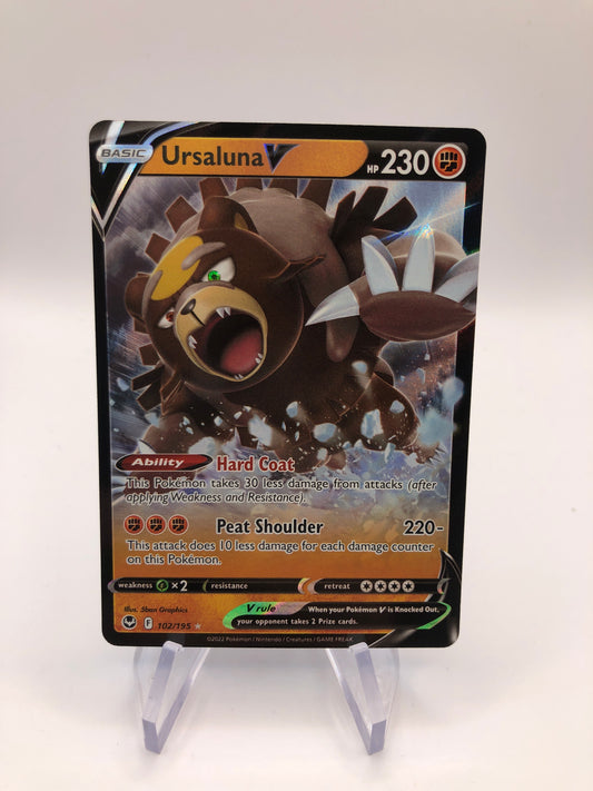 Pokemon Karte V Ursaluna 102/195 Englisch