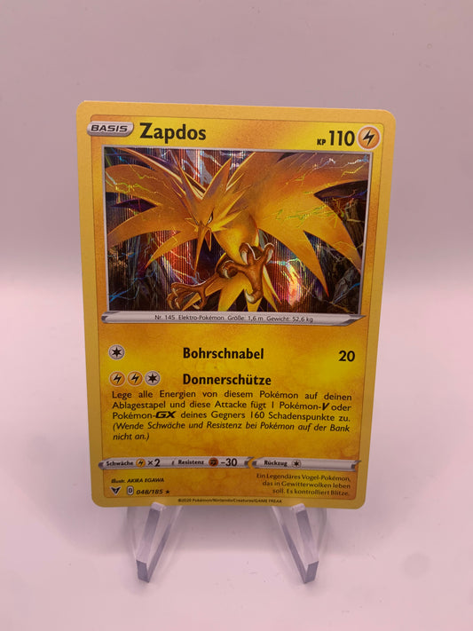 Pokemon Karte Zapdos 48/185 Deutsch