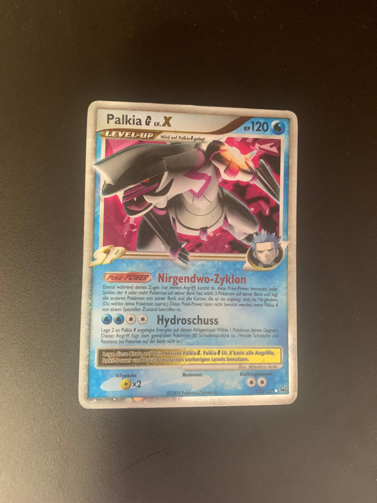 Pokemon Karte Lv.X Palkia 125/127 Deutsch