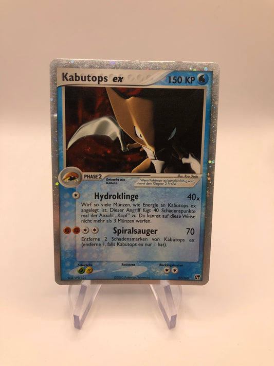 Pokemon Karte Ex Kabutops 97/100 Deutsch