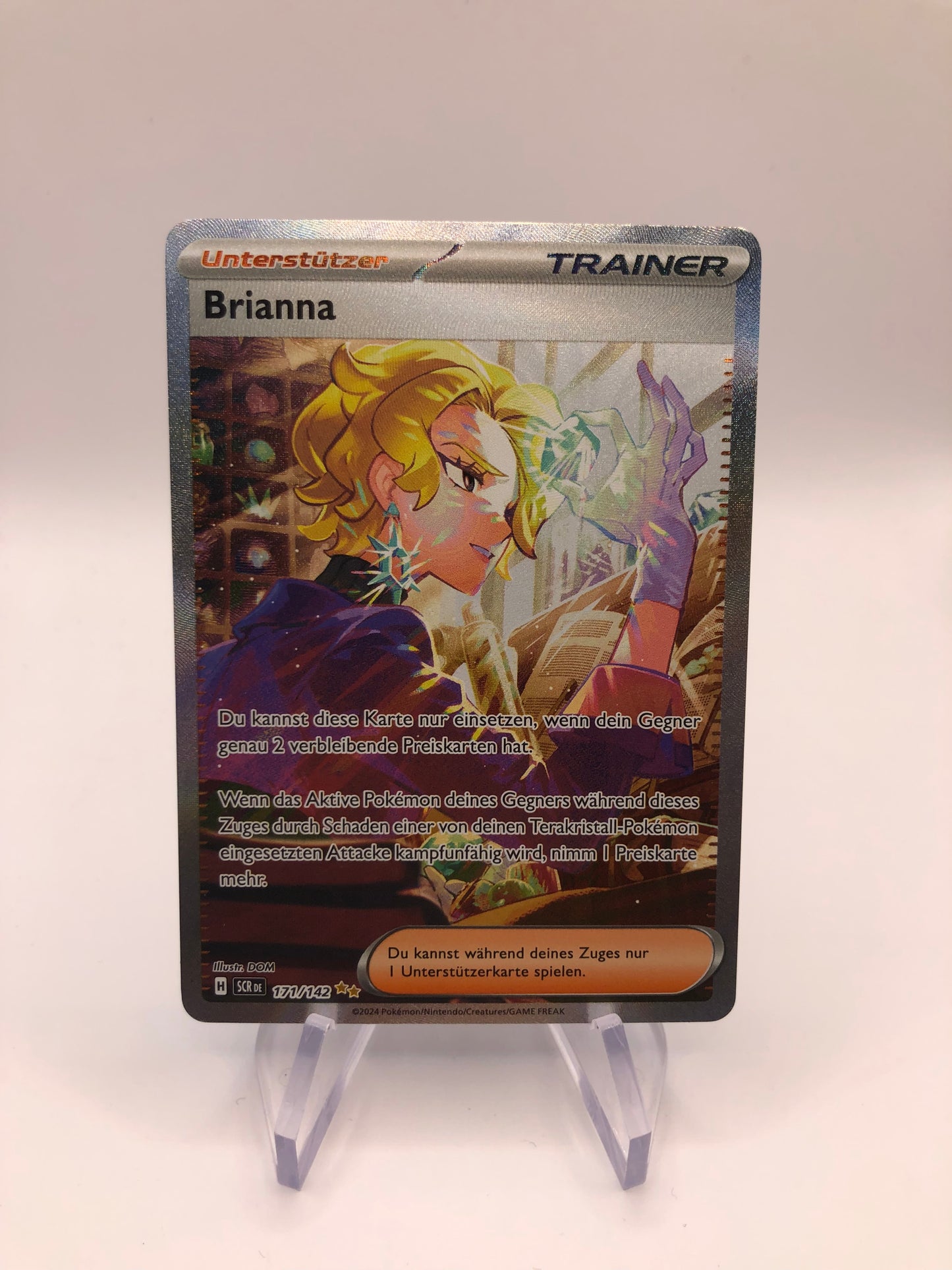 Pokemon Karte Trainer Brianna 171/142 Deutsch