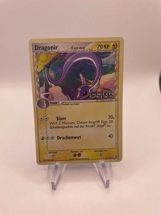 Pokemon Karte Stamp Dragonir 41/113 Deutsch