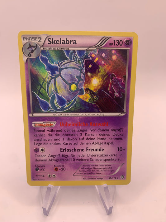 Pokemon Karte Holo Skelabra 50/114 Deutsch