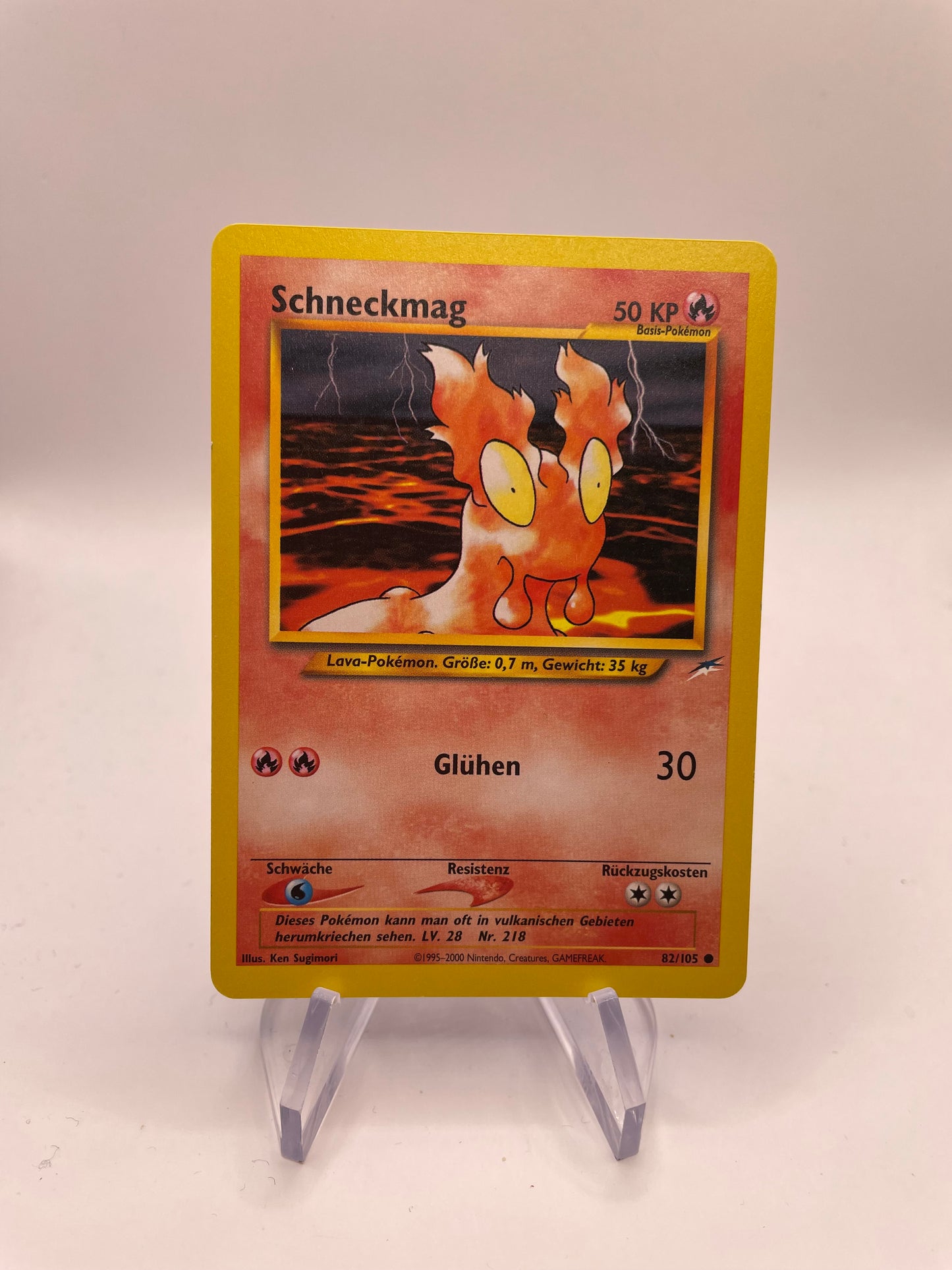 Pokemon Karte Neo Destiny Schneckmag 82/105 Deutsch