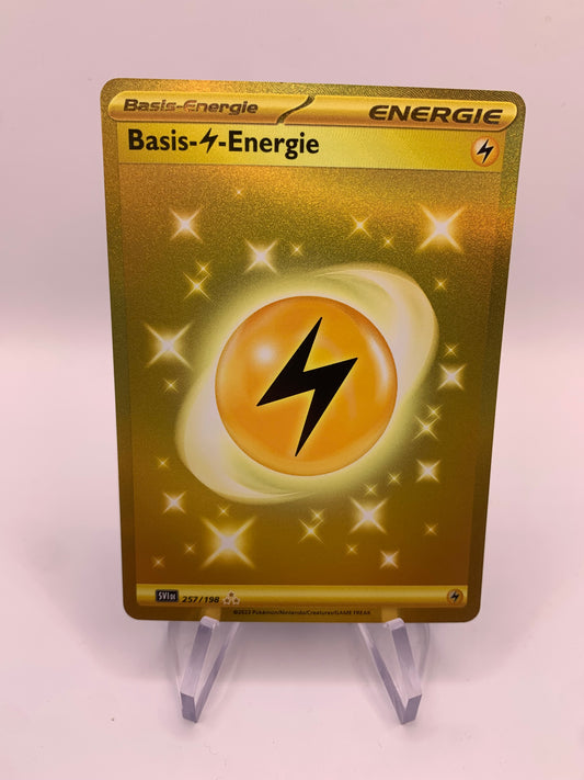 Pokemon Karte Gold Elektro Energie 257/198 Deutsch