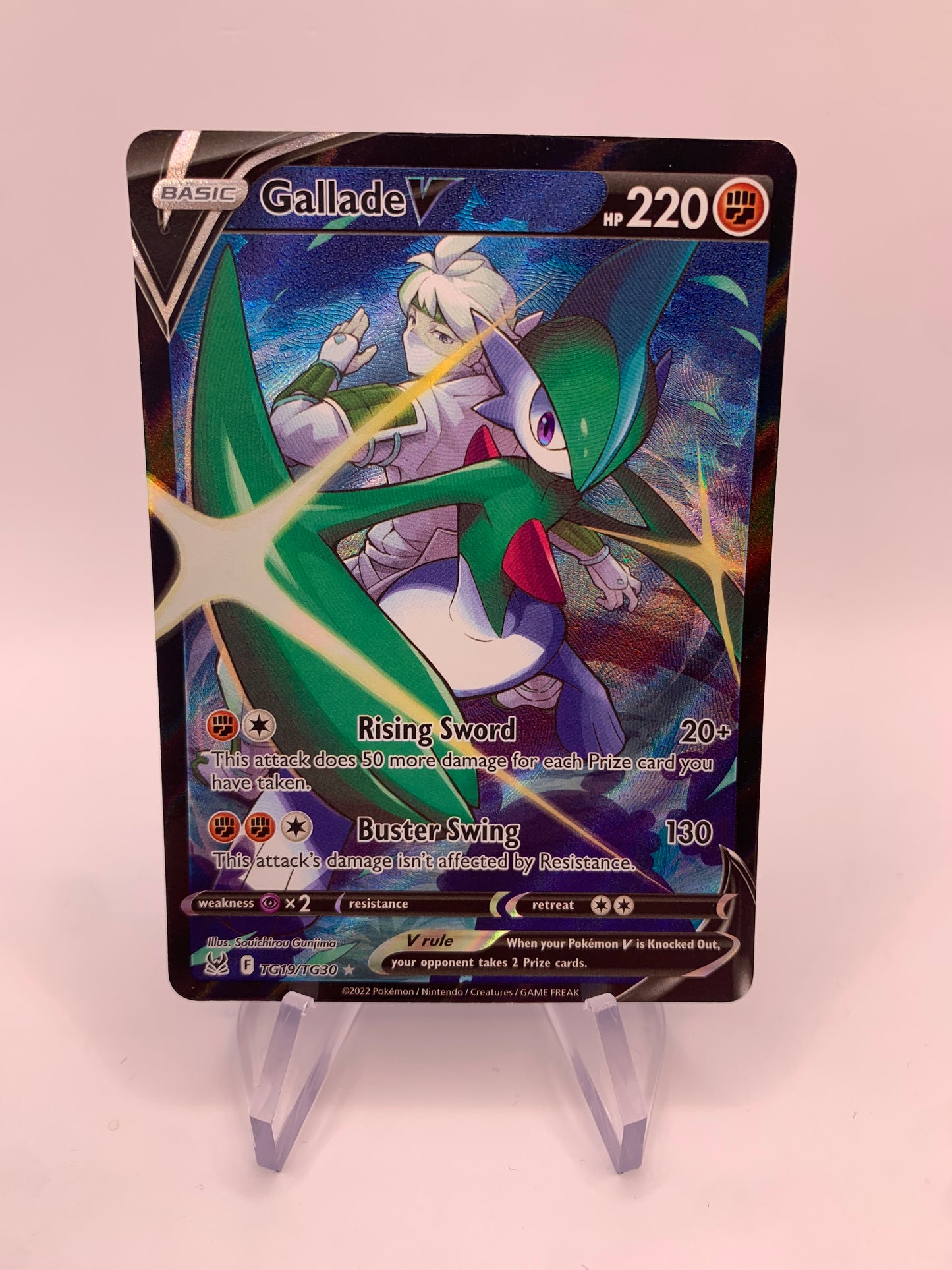 Pokemon Card V Alt-Art Galagladi TG19/TG30 English