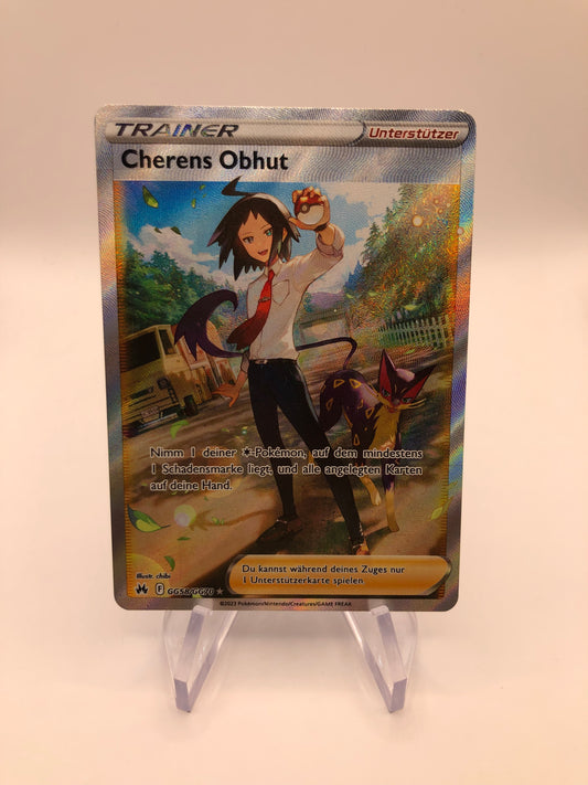 Pokemon Karten Trainer Fullart Cherens Obhut GG58/GG70 Deutsch