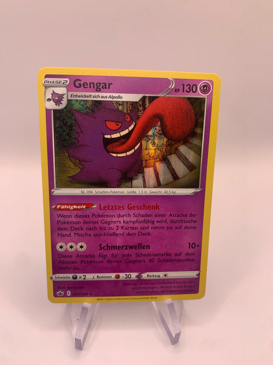 Pokemon Karte Holo Gengar 57/198 Deutsch