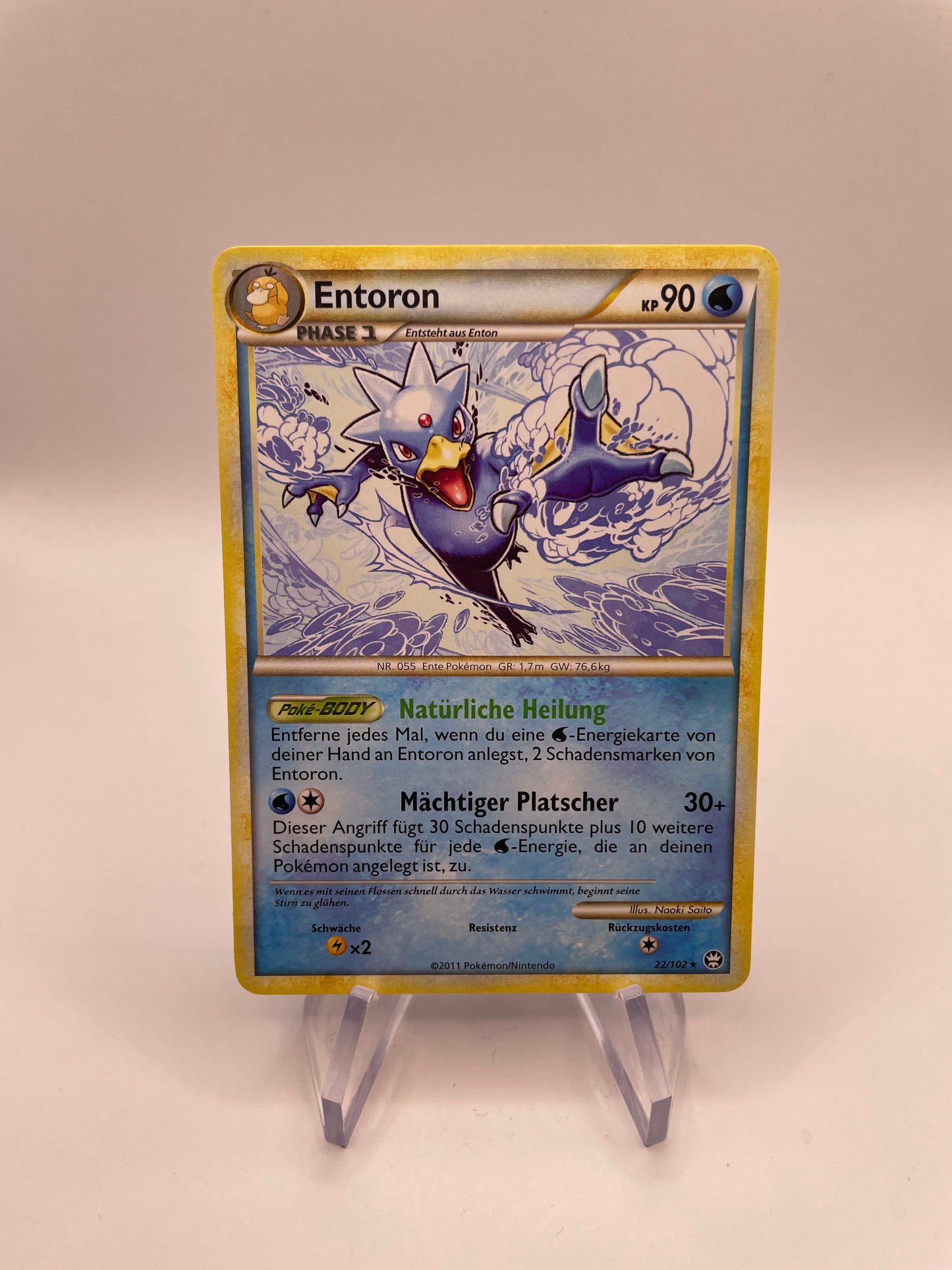 Pokémon Karte Entoron 22/102 Deutsch