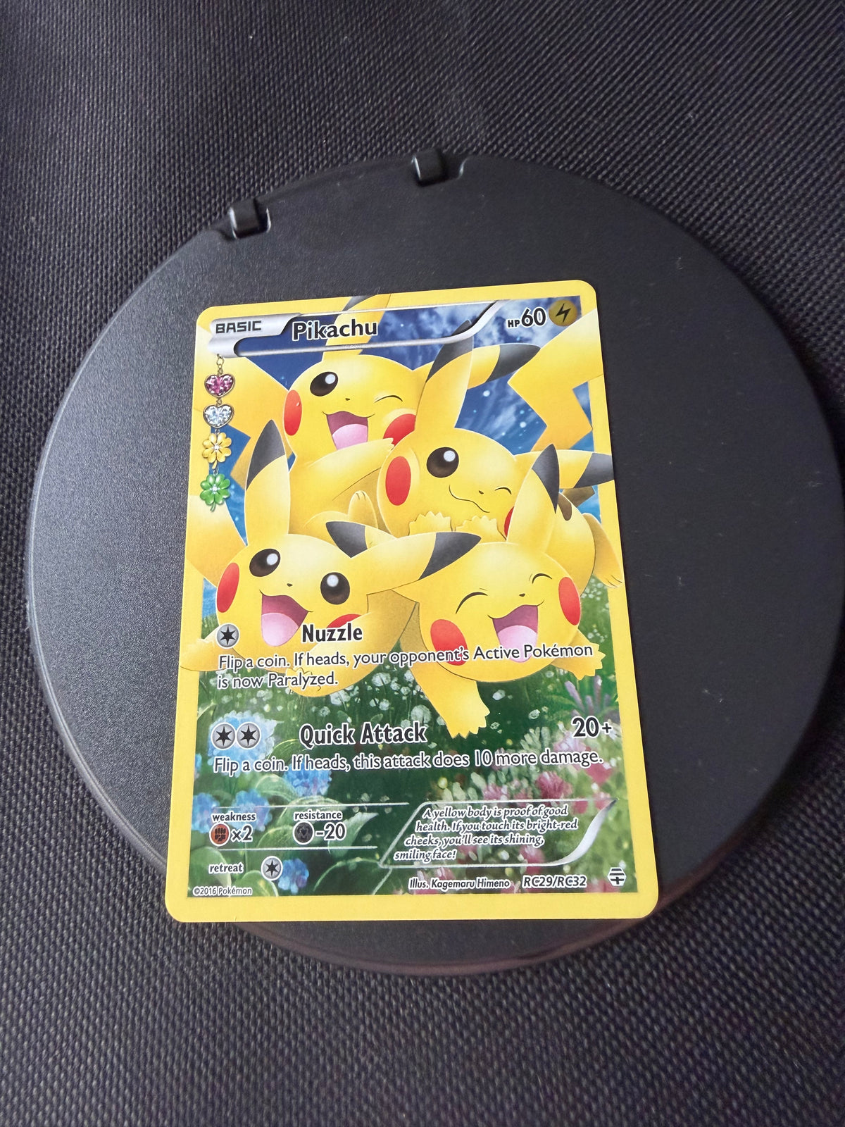 Pokemon Karte Alt Art Pikachu RC29/RC32 Englisch
