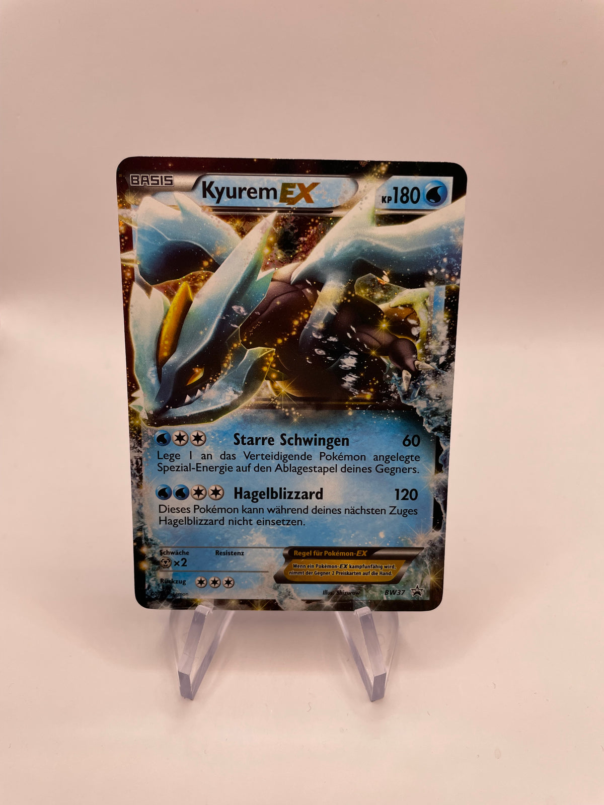 Pokemon Karte EX Promo Kyurem BW37 Deutsch