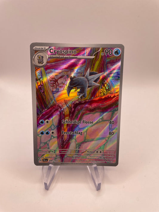 Pokemon Karte Art Rare Cryospino 209/193 Deutsch