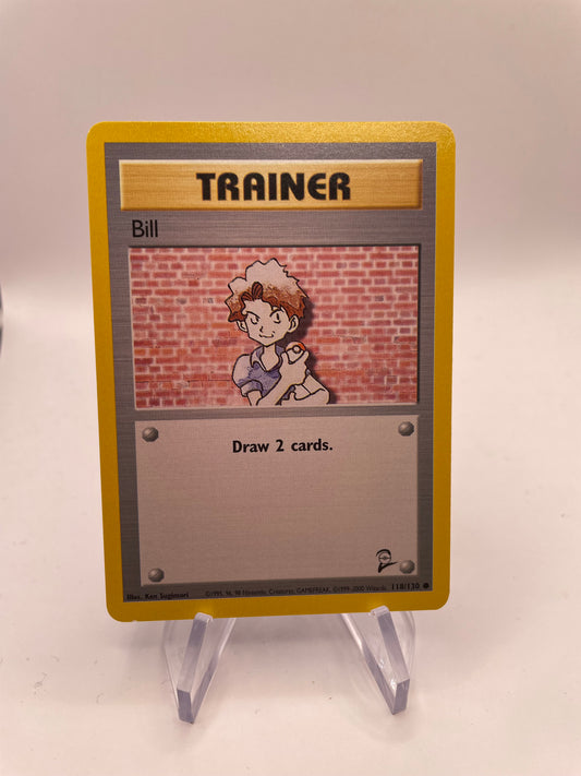 Pokemon Karte Base-Set 2 Trainer Bill 118/130 Englisch