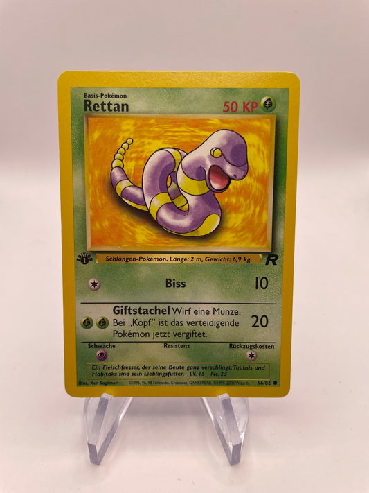 Pokemon Karte Rocket Rettan 56/82 Deutsch