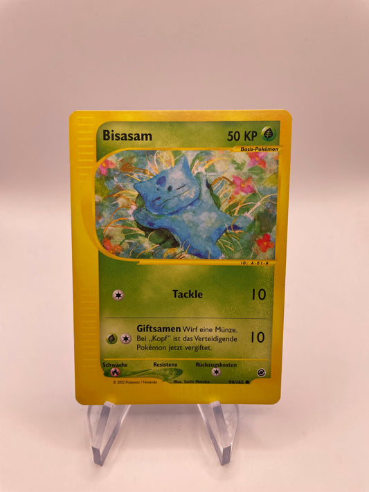 Pokemon Karte e-Series Bisasam 94/165 Deutsch