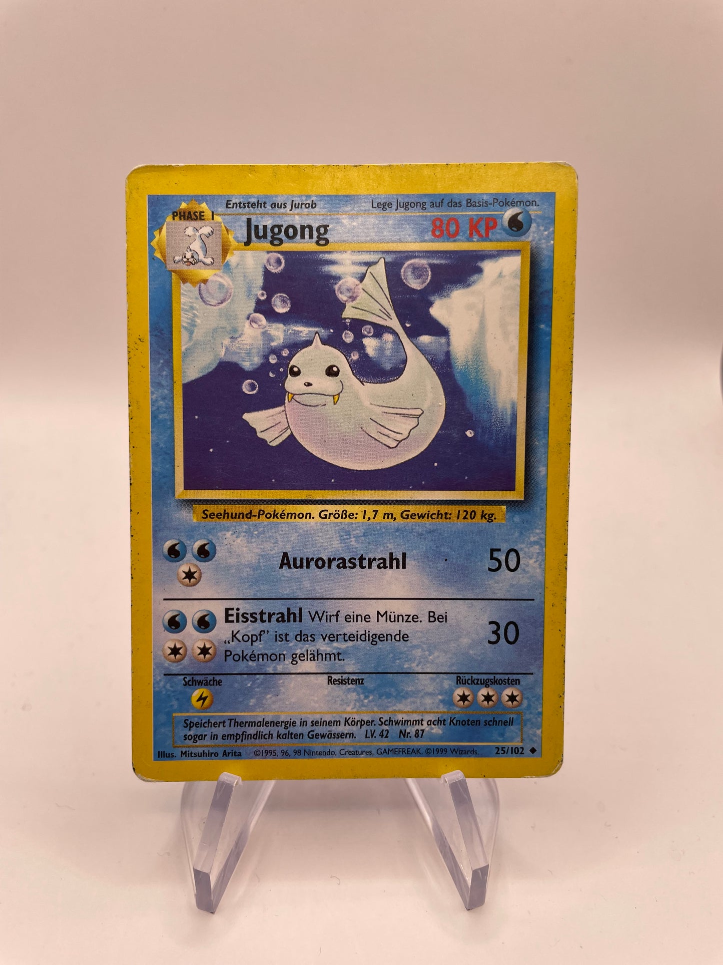 Pokemon Karte Base Set Jugong 25/102 Deutsch